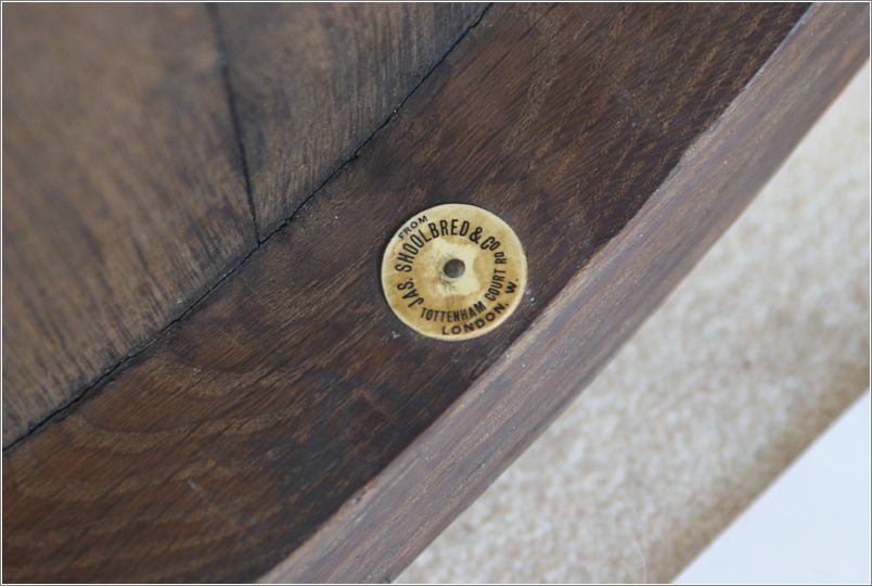 9049 Antique Oak Desk Chair by Shoolbred London (5)